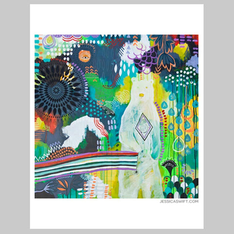 Jessica Swift: Print - someone to watch over you