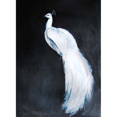 Mai Autumn: Print - white peacock