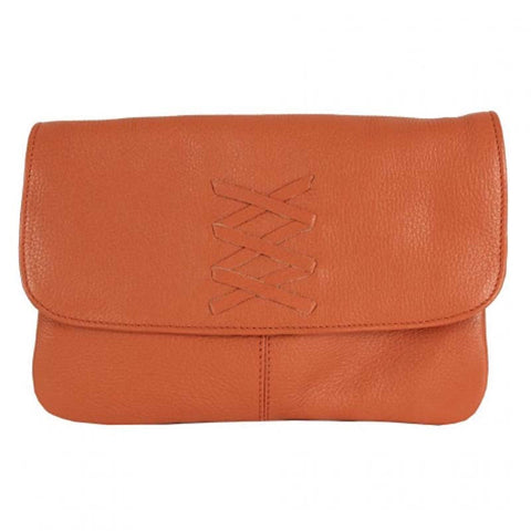 Latico Leathers: Meredith Crossbody - orange