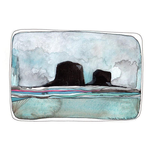 Michele Maule: Print - rockaway beach oregon