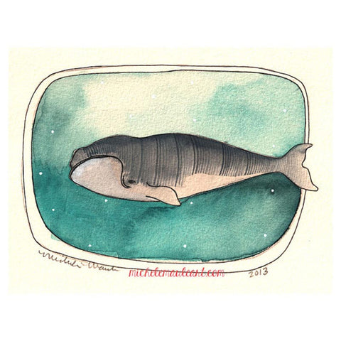 Michele Maule: Print - whale