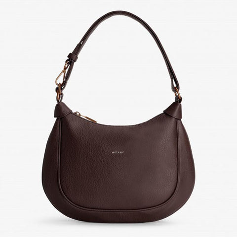 Matt & Nat: Libre Hobo/Shoulder Bag - cocoa