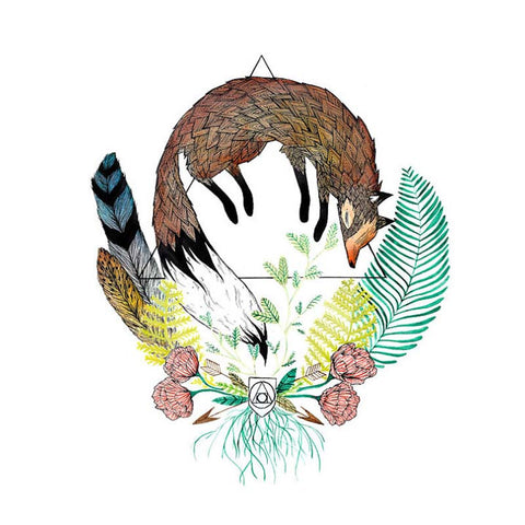 Marika Paz: Print - spirit animal: the fox