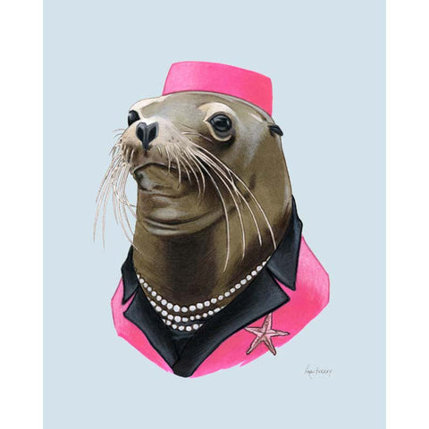 Berkley Illustration: Print - sea lion lady