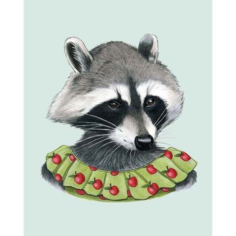 Berkley Illustration: Print - raccoon lady