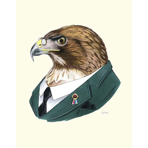 Berkley Illustration: Print - red tailed hawk