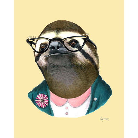 Berkley Illustration: Print - sloth lady
