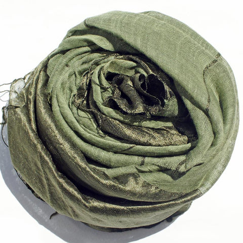 Marquet: Scarf - aire olive