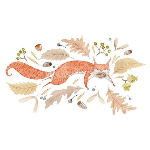 Oh My Cavalier: Print - happy squirrel