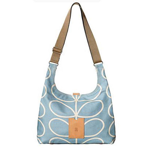 Midi Sling giant linear stem sky blue
