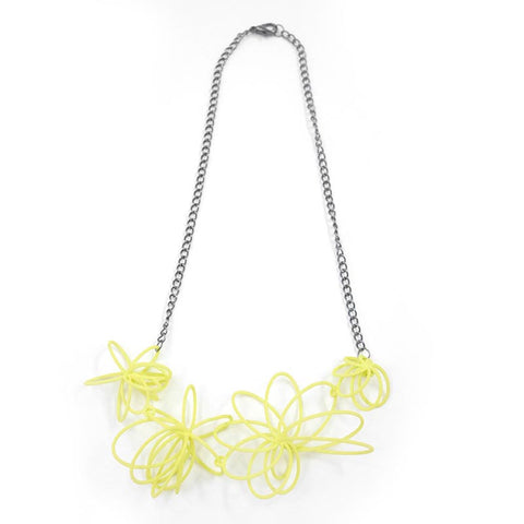 Repeat Offfender: Necklace - floral yellow