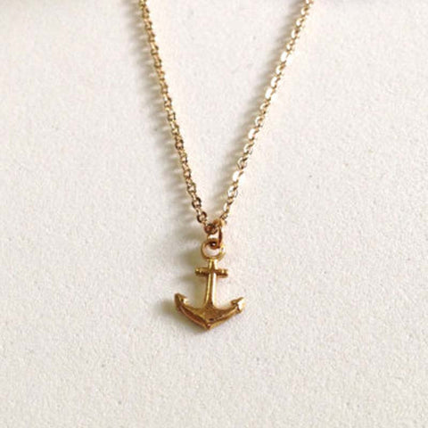 Totinette: Necklace - gold anchor